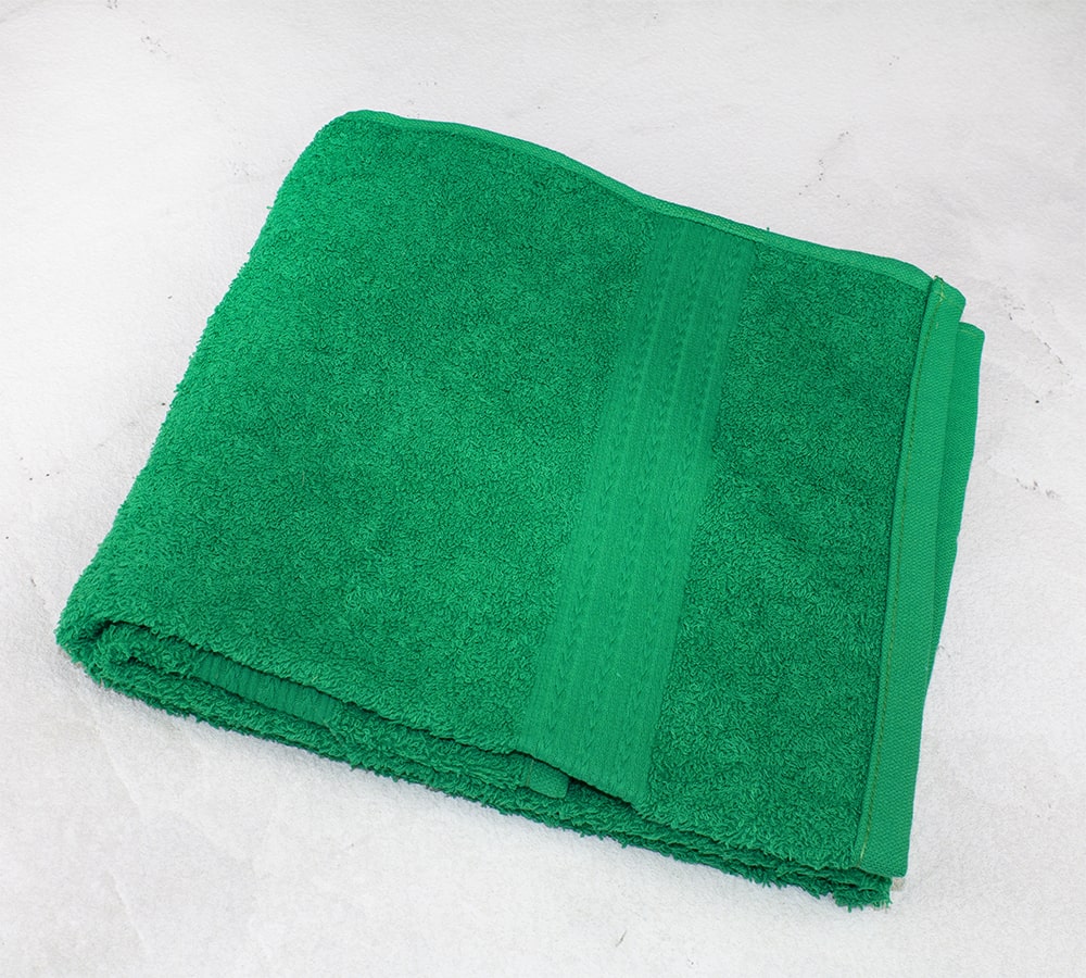 Махровое полотенце 50х90 Байрамали Зеленый цвета