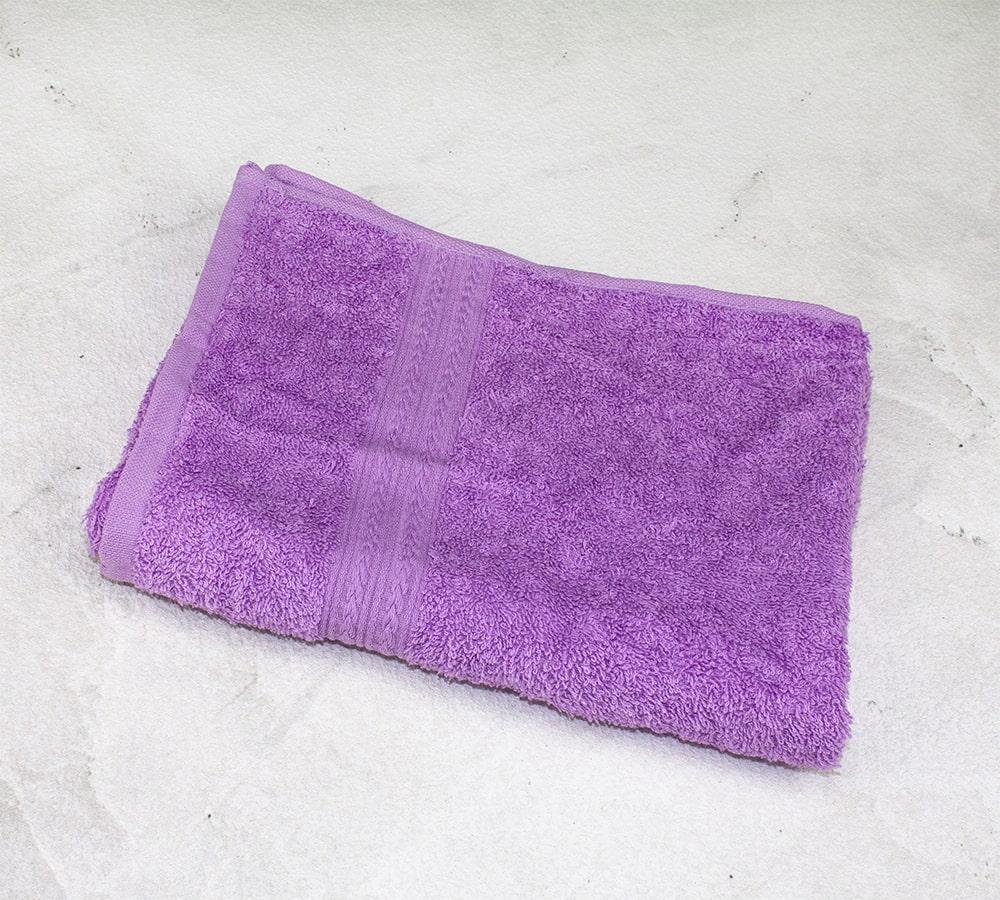 Махровое полотенце 40х70 Байрамали Сиреневого цвета
