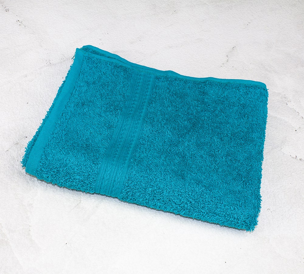 Махровое полотенце 40х70 Байрамали Бирюзового цвета