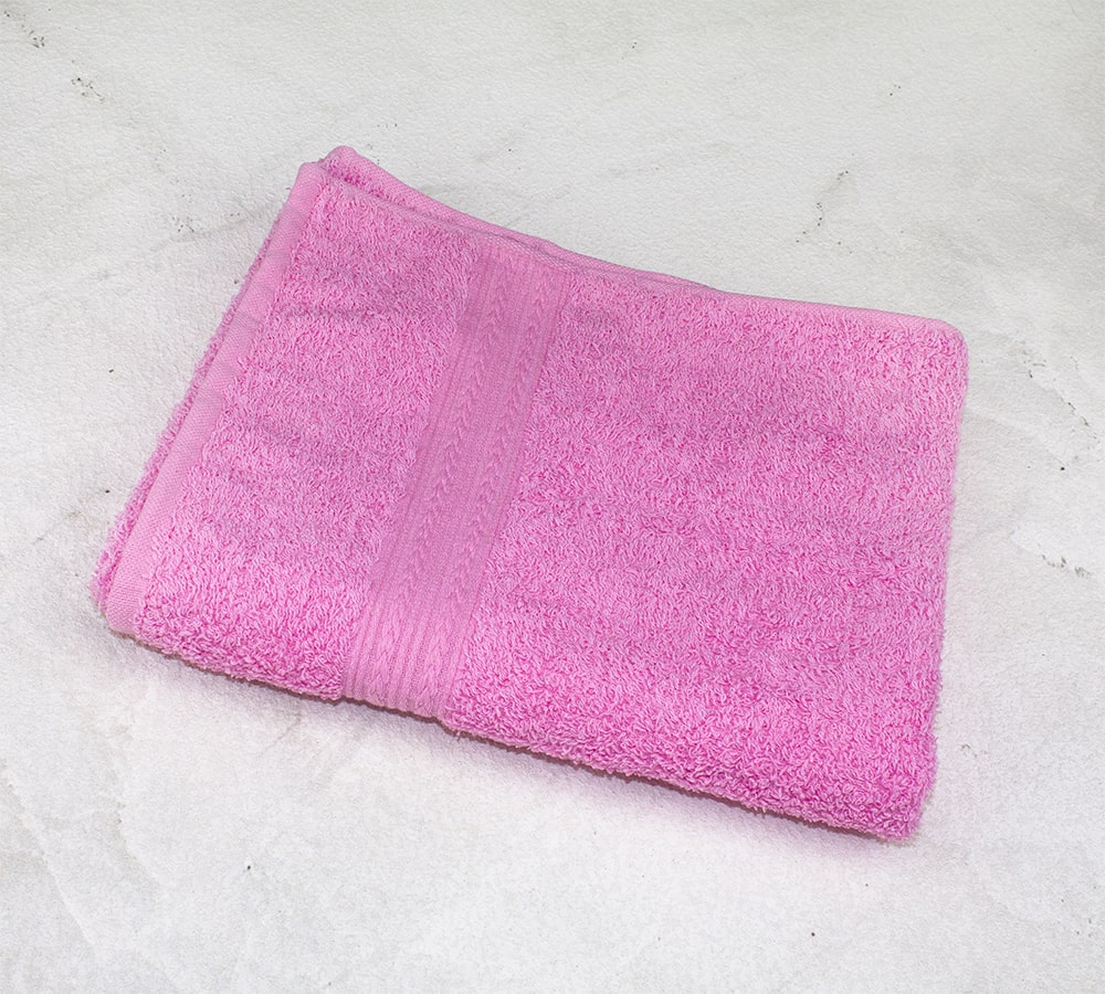 Махровое полотенце 40х70 Байрамали Розового цвета