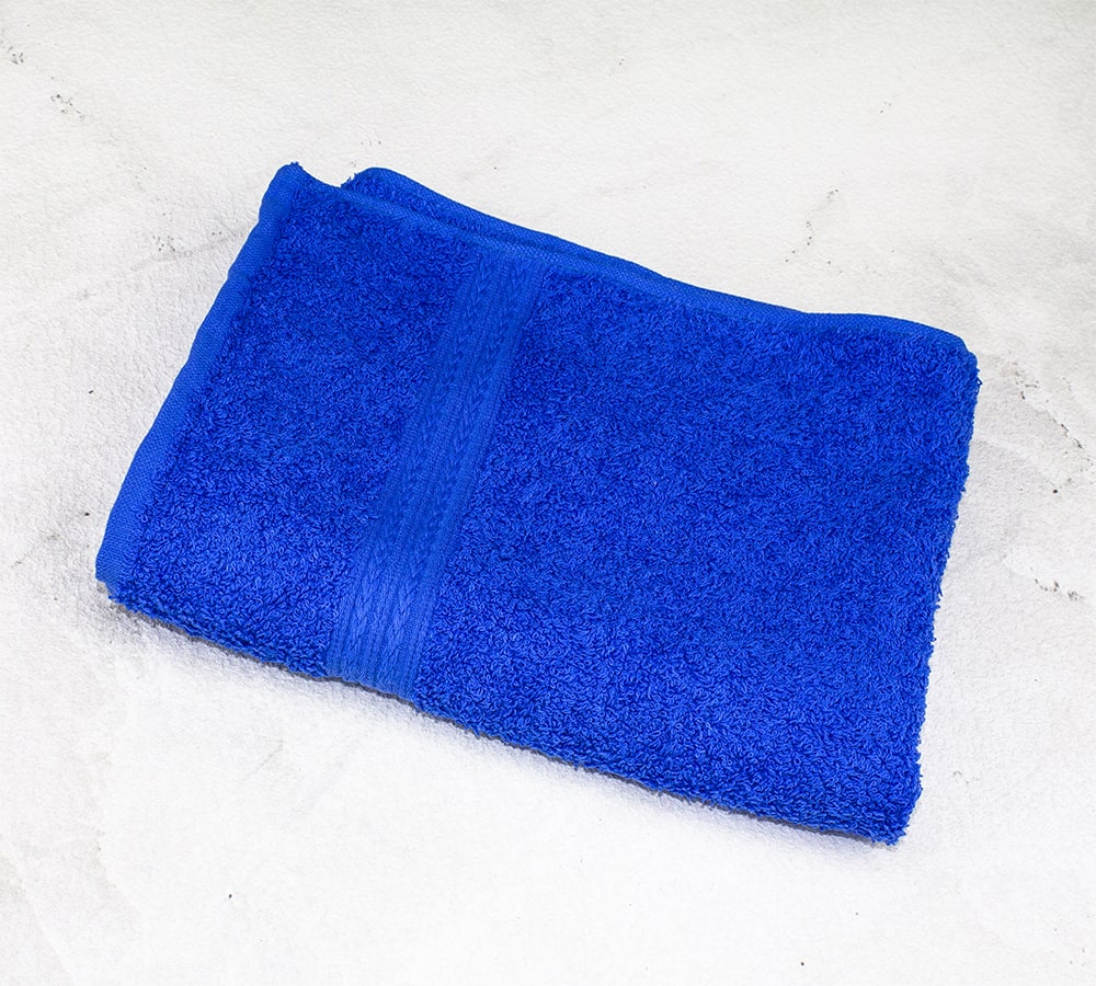 Махровое полотенце 40х70 Байрамали Синего цвета