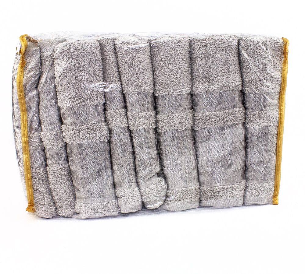 Комплект махровые полотенец из 6 шт цвета Капучино